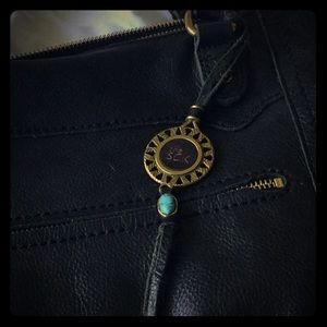 The Sak Black leather purse